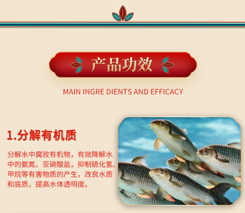 豫渔净水芽孢王水产养殖枯草芽孢杆菌鱼塘调水净水平衡藻相