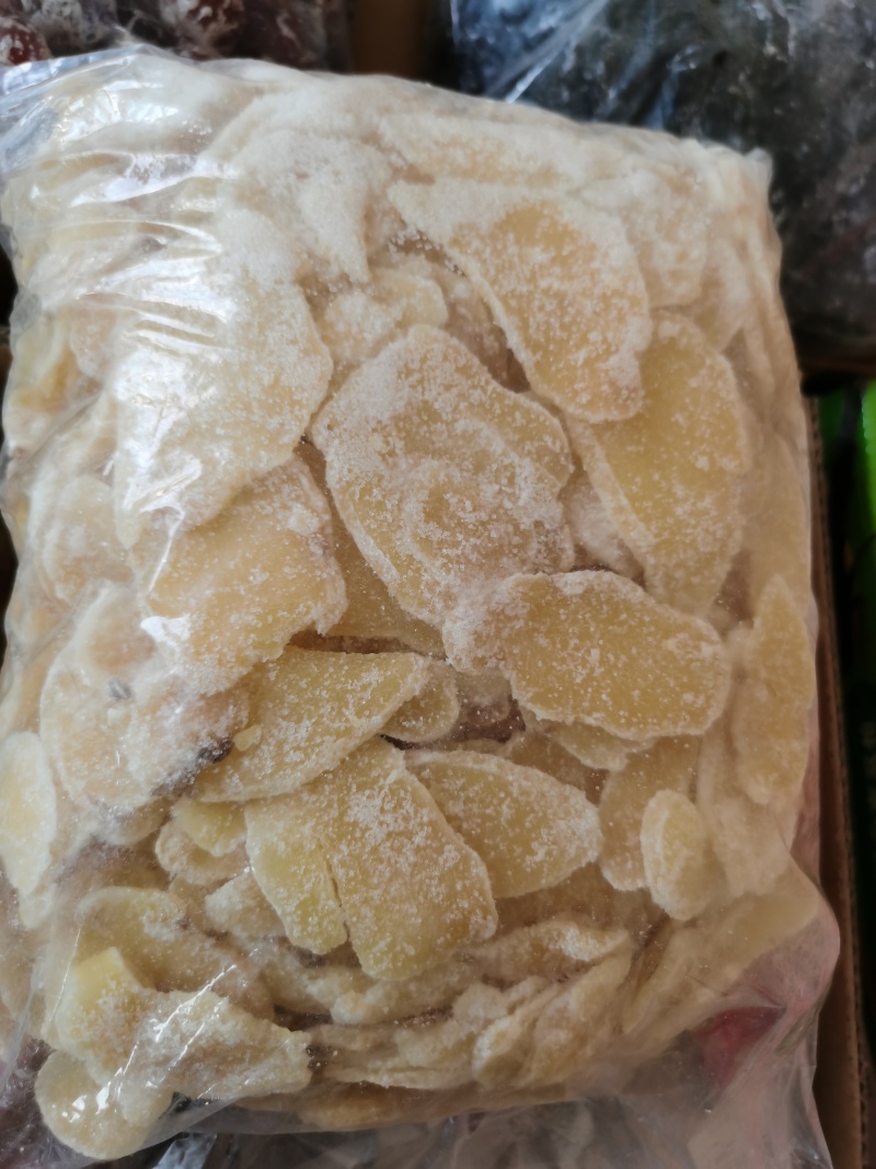 正宗白糖姜片手工红糖姜片老牌子甜糖姜片休闲
