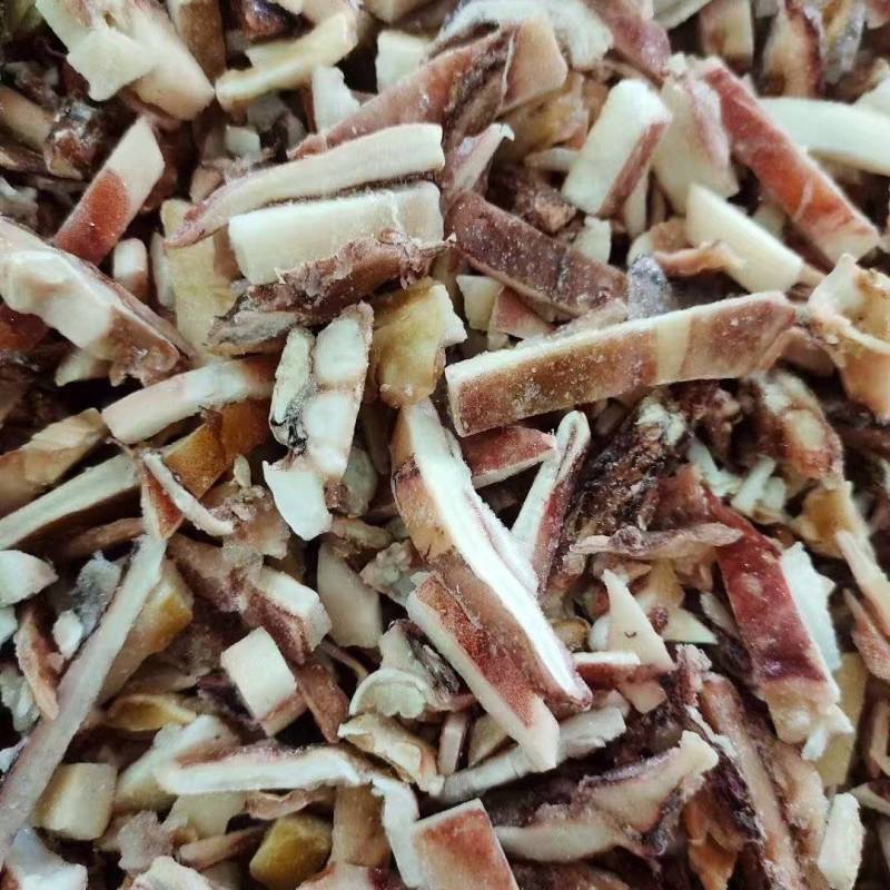 秘鲁鱿鱼碎肉.打浆做丸子，喂螺，未泡药未泡水