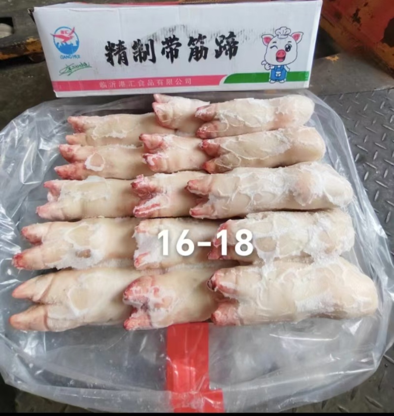 猪蹄前蹄20斤冷冻生猪蹄带筋猪蹄整只小猪蹄子猪爪前蹄