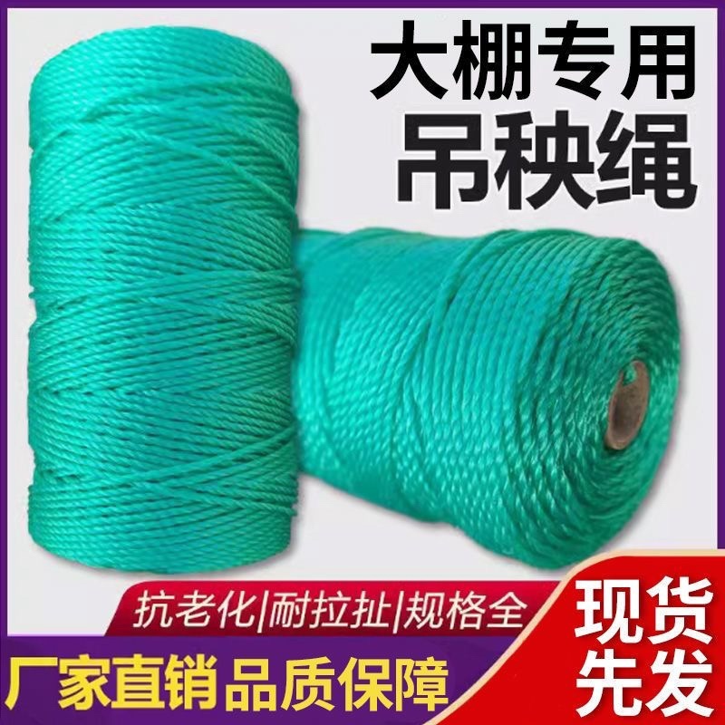 吊秧绳黄瓜西红柿蔬菜大棚吊蔓绳尼龙绳耐磨农用抗老化
