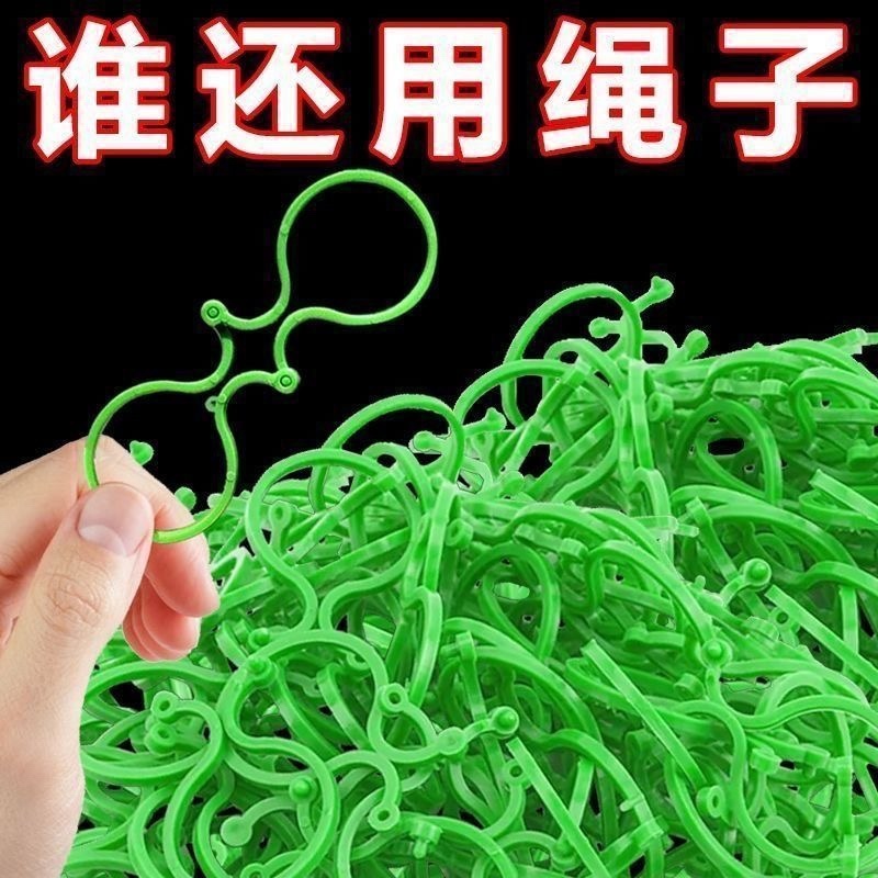 黄瓜西红柿豆角爬藤绑枝8字夹绿植蔬菜捆藤蔓专用