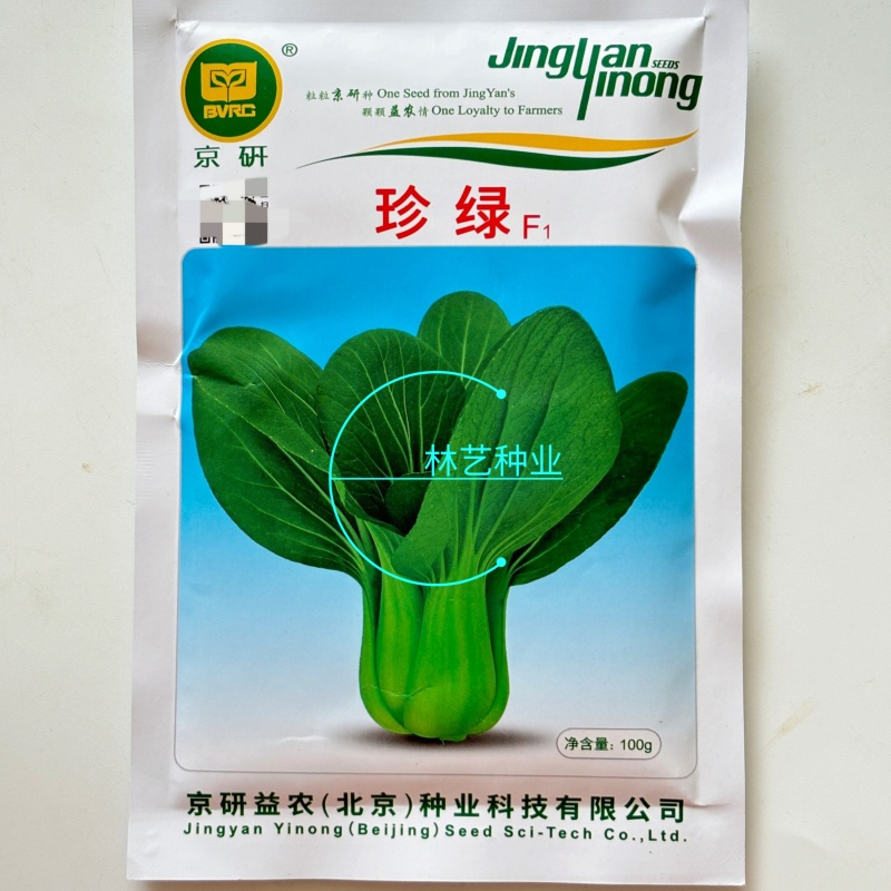 珍绿青梗菜种子四季油菜种籽杂交抗病春秋油绿青菜小油菜蔬菜