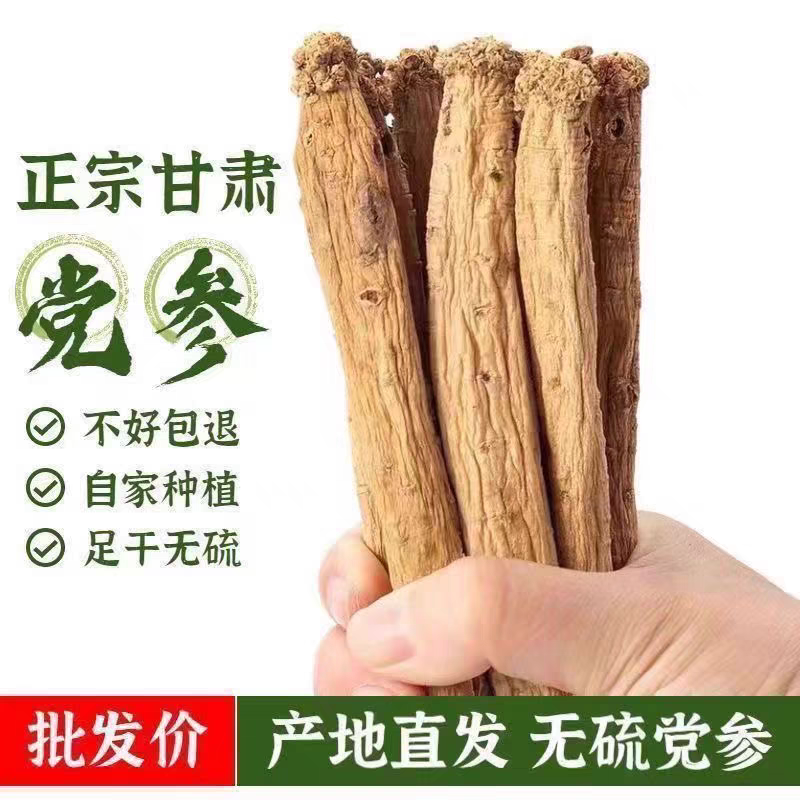（包邮）甘肃新货党参当参散装500g农家种植农副产品可搭
