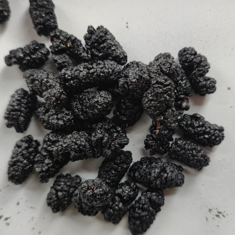 桑葚干黑桑籽干果电商平台供应花茶饮片药厂货泡酒一件代发