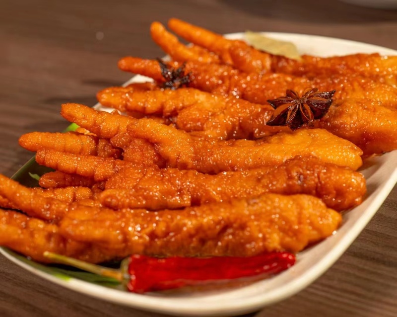 虎皮鸡爪，虎皮凤爪，先炸后卤，味道浓郁，欢迎批发采购