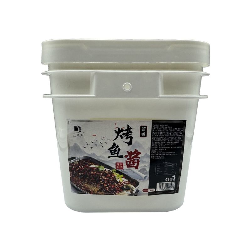 烤鱼酱料开店专用烤鱼纸包鱼麻辣香辣青花椒酱料商用桶装酱料