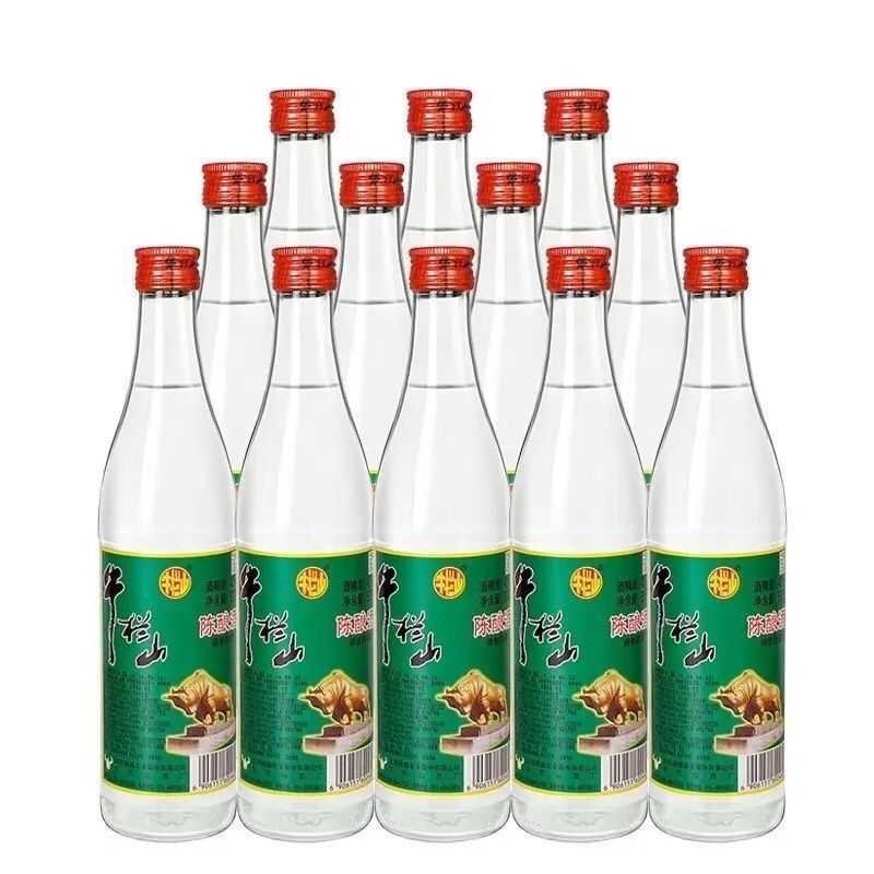 牛栏山陈酿二锅头42度500ml*12瓶整箱装白酒陈酿