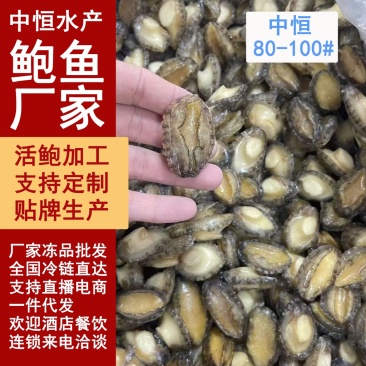 鲍鱼肉新鲜80-100头速冻小鲍鱼纯肉鲍鱼源头厂家批发
