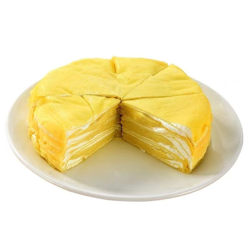 品名：【450克】蓝斑马猫山王榴莲千层蛋糕🍰🍰🍰