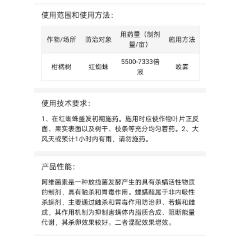 净斩22%阿维螺螨酯柑橘树红蜘蛛悬浮剂农药杀虫剂