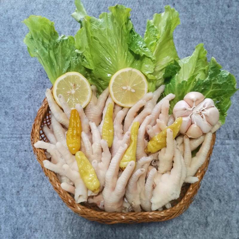 凤爪开边精修去指甲生开边凤爪半熟开边凤爪