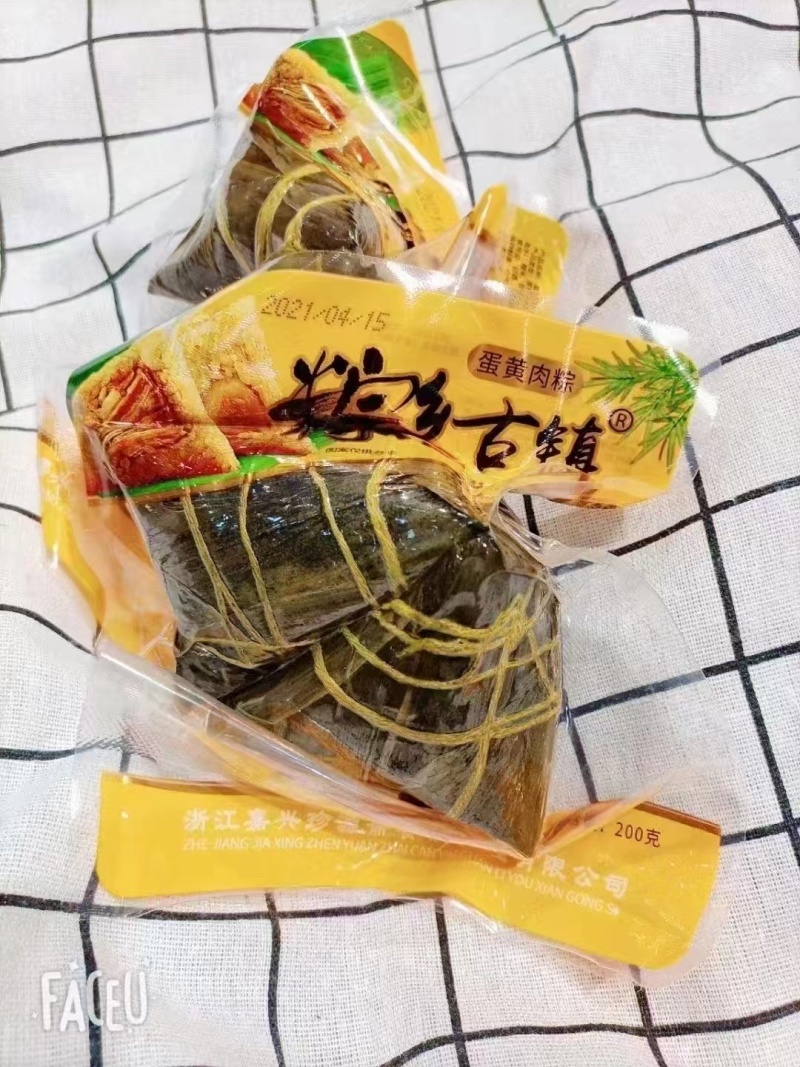 嘉兴风味米粽囗味款式多样！