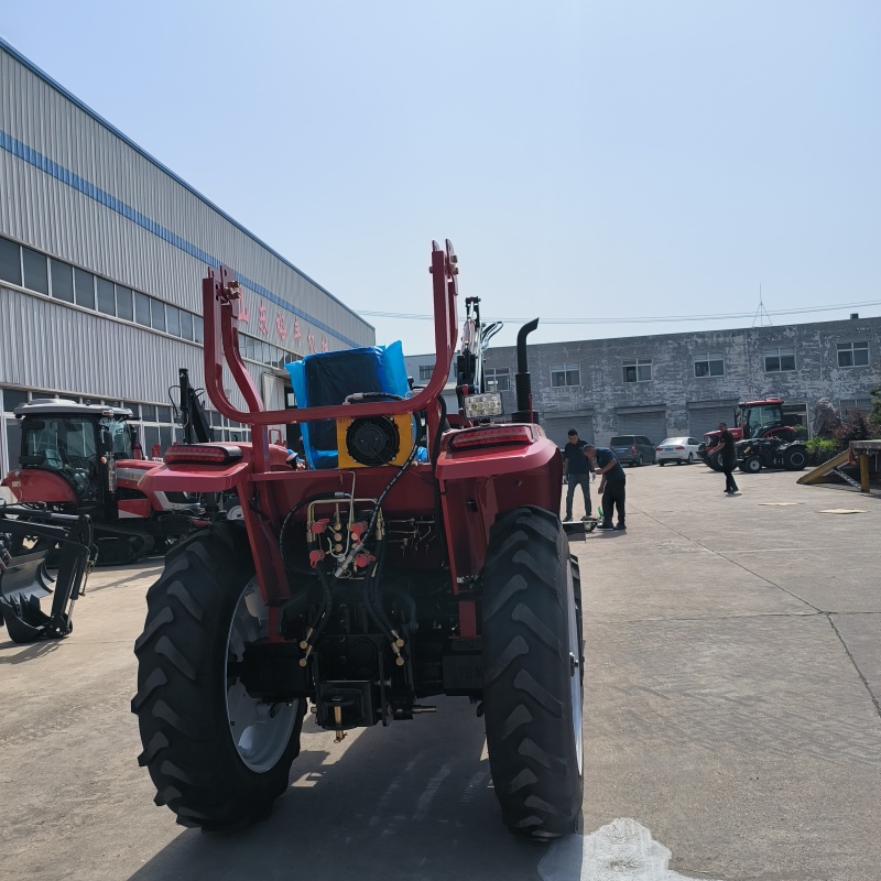 804拖拉机加装20型挖机前挖后旋农用多功能拖拉机