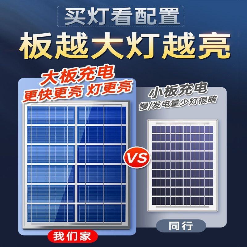 新款太阳能灯户外家用庭院灯超亮室外照明灯农村大门口太阳能