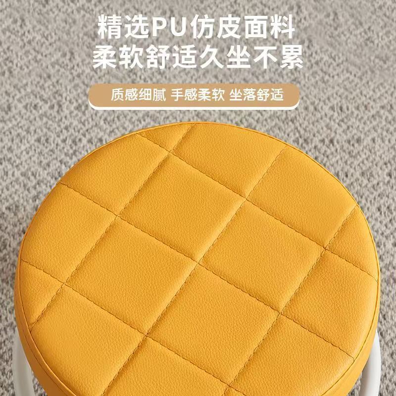 带娃神器万向轮滑轮矮凳儿童学步凳多功能美缝修脚换鞋凳圆凳