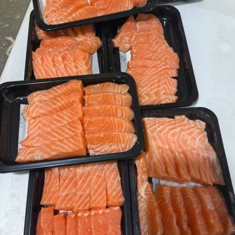 正宗冰鲜进口挪威三文鱼商用批发日料刺身即食生鱼片