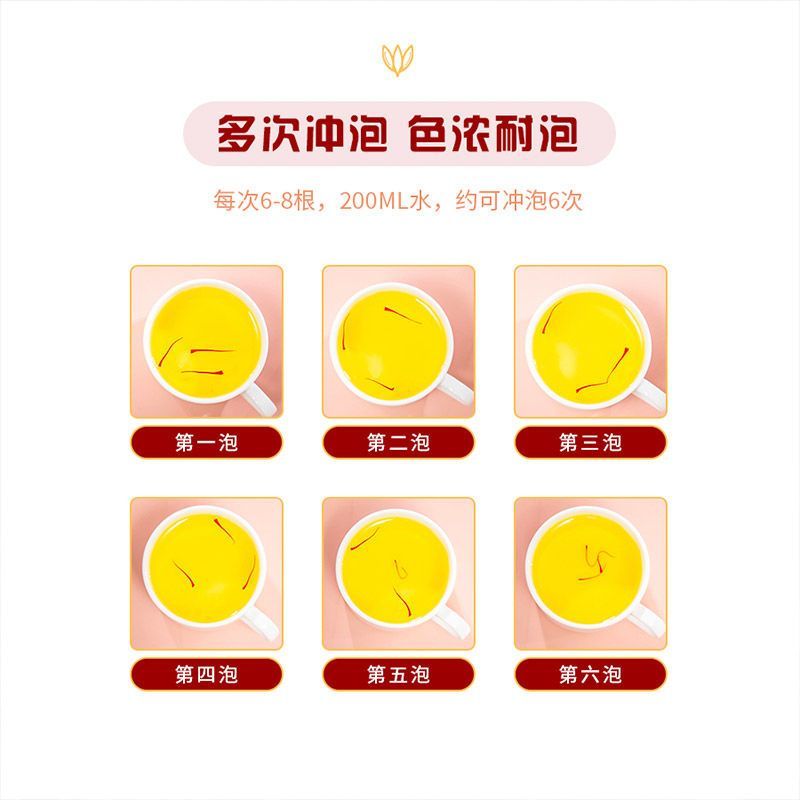 藏红花伊朗长丝选货5克包邮量大优惠