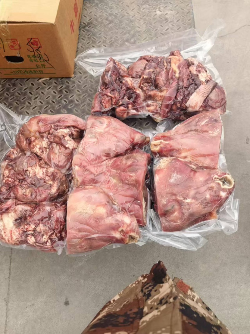 【熟牛头肉】全熟去皮牛头肉产地直发量大从优可视频看货