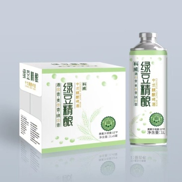 科威绿豆精酿1*6箱装，12度