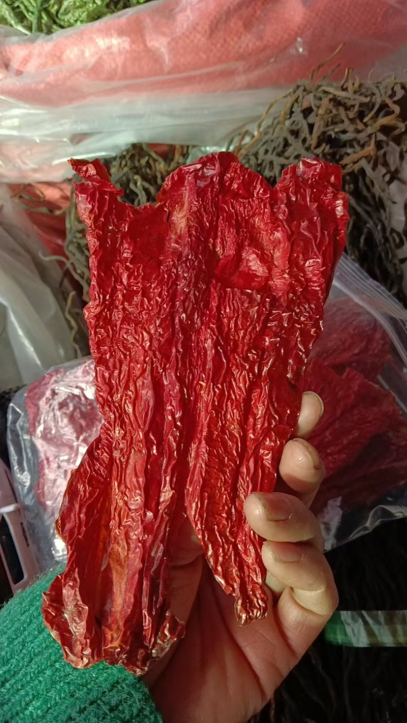 湖南干韩椒片大量有货微辣特香品质优可视频看货