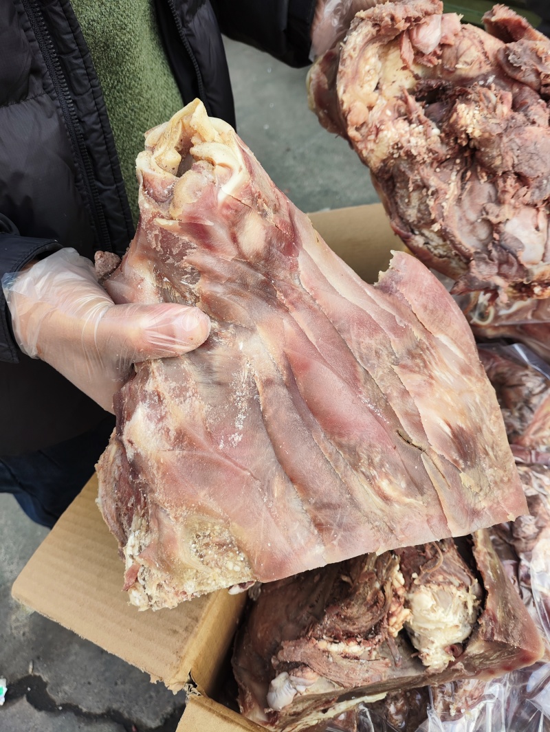 【熟牛头肉】全熟去皮牛头肉产地直发量大从优可视频看货