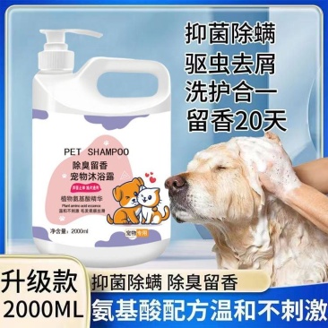 宠物通用沐浴露狗猫咪大桶杀菌除螨止痒留香泰迪金毛洗澡香波