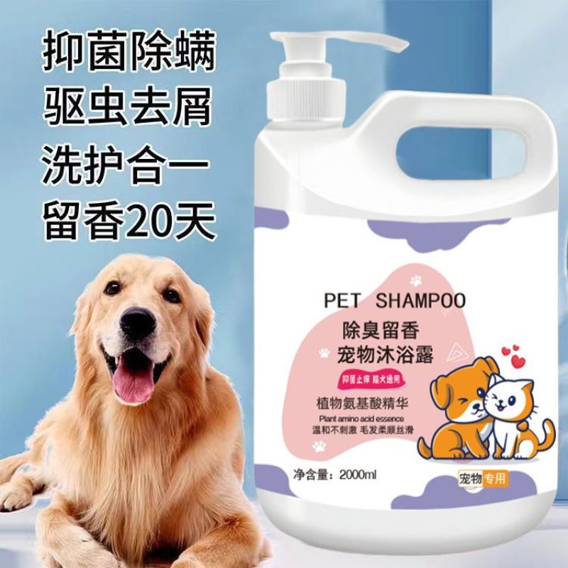 宠物通用沐浴露狗猫咪大桶杀菌除螨止痒留香泰迪金毛洗澡香波