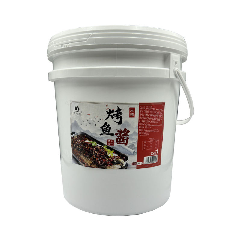 餐饮商用20kg桶装烤鱼酱料香辣麻辣青花椒烤鱼纸包鱼酱料