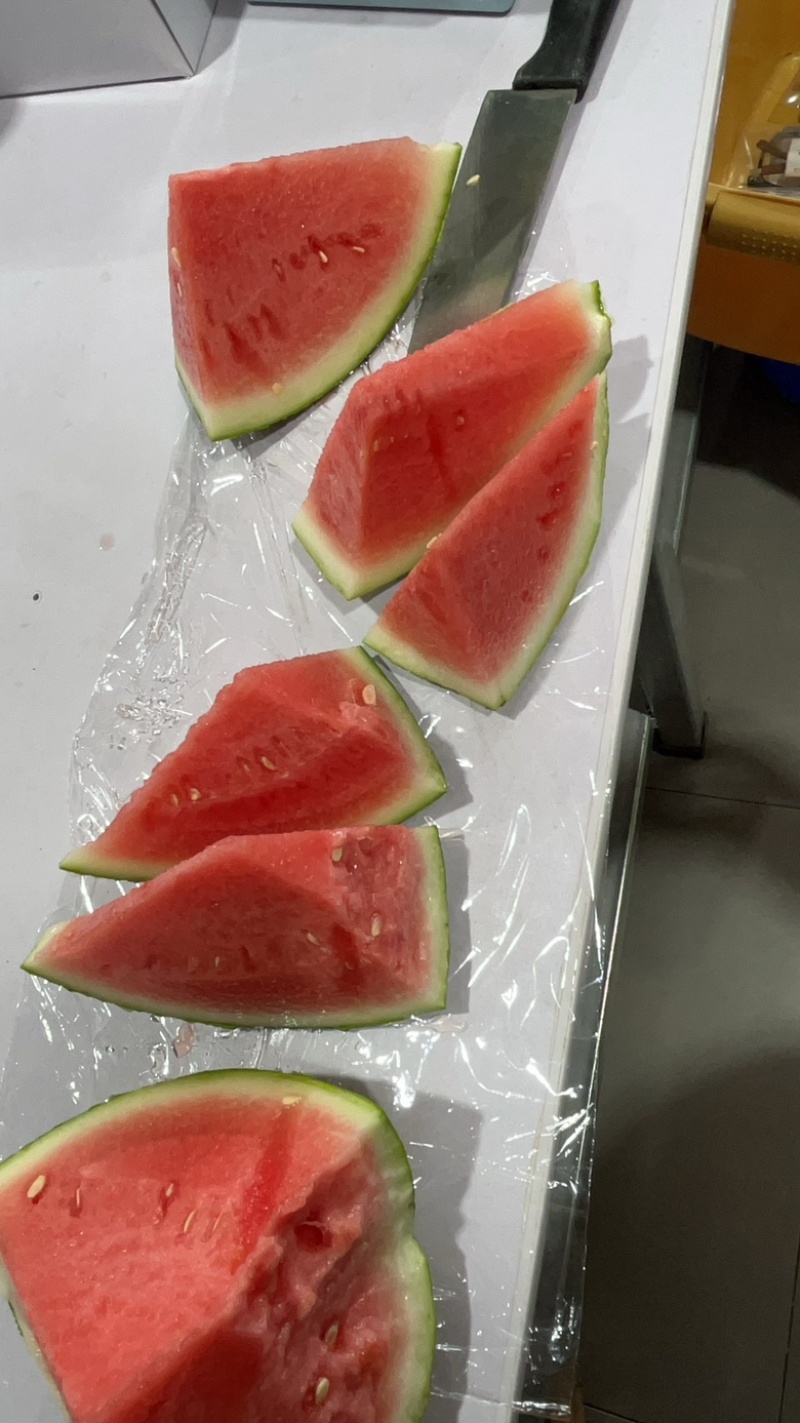 浙江绍兴美都无籽西瓜产地直发包红包甜13+皮薄汁多
