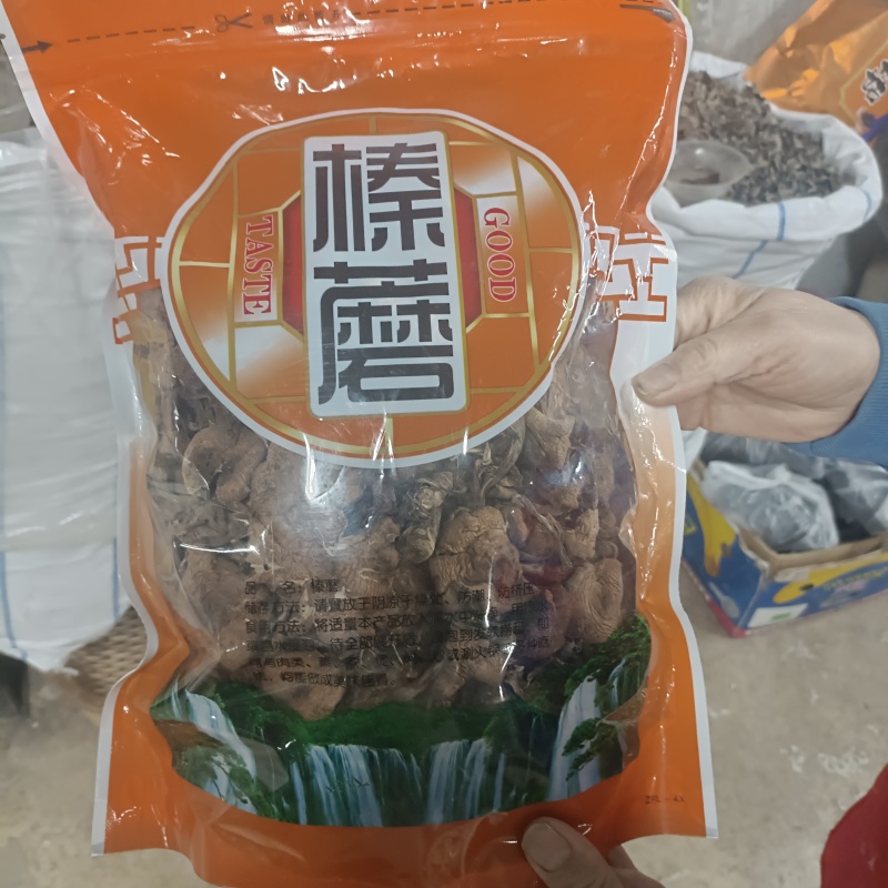 东北纯野生榛蘑农家自制嗮干小鸡炖榛蘑回味无穷