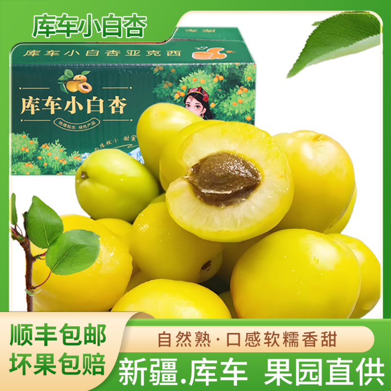 新疆库车小白杏，咬一口就爆汁！支持一件代发