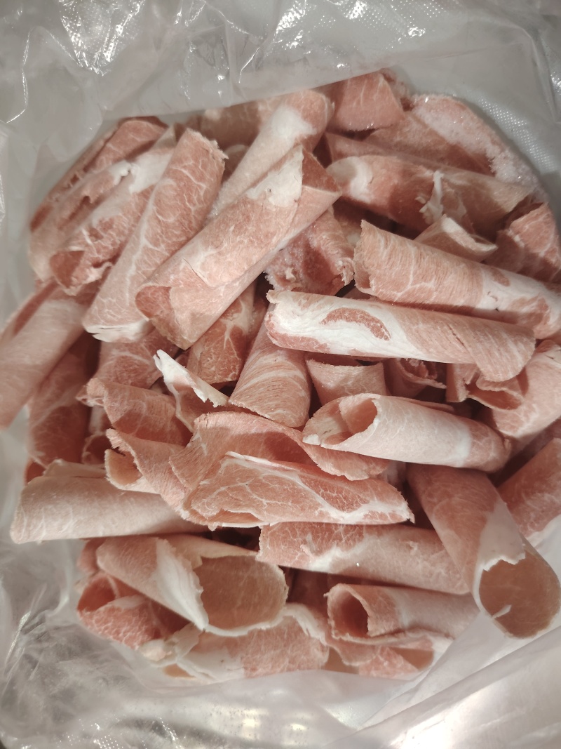 【现切猪肉卷】山东厂家直供质量保证量大优惠全国发货