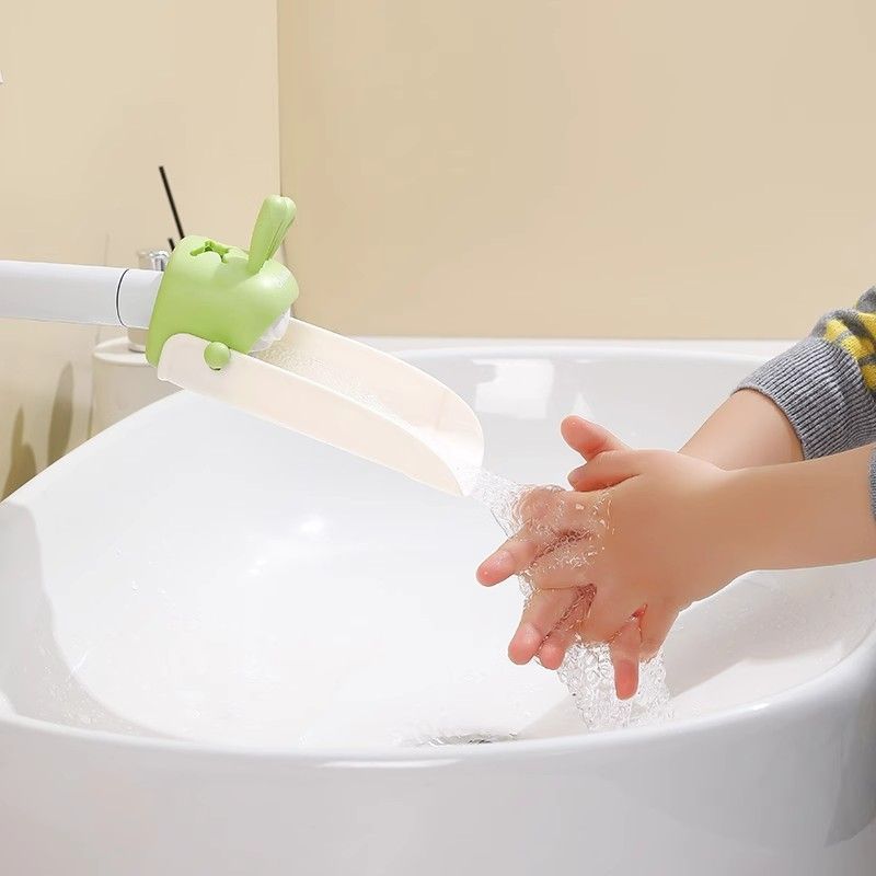 可爱水龙头延伸器创意卡通兔子浴室卫生间洗手池通用型水流缓