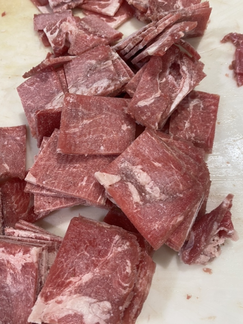 黑椒牛肉片口感紧实味道鲜美电商餐饮**