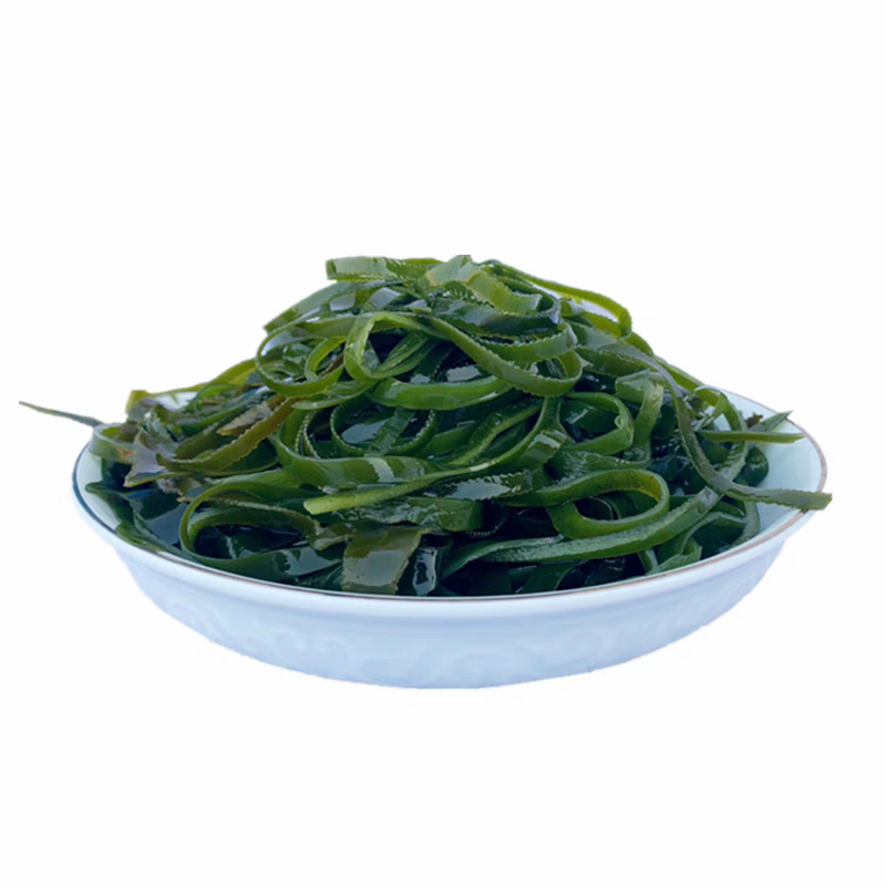 包邮）新鲜海带头盐渍海带厚片海鲜绿色昆布海带丝结海带根