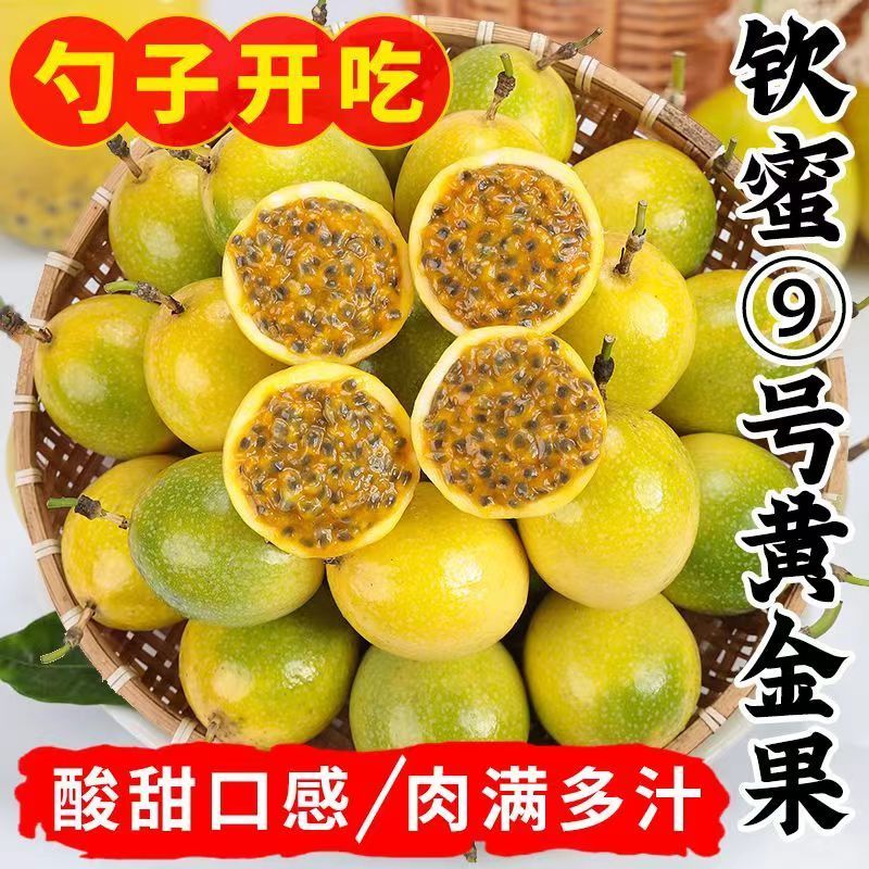 广西钦蜜9号黄金百香果新鲜水果当季纯甜鸡蛋果10/20/30