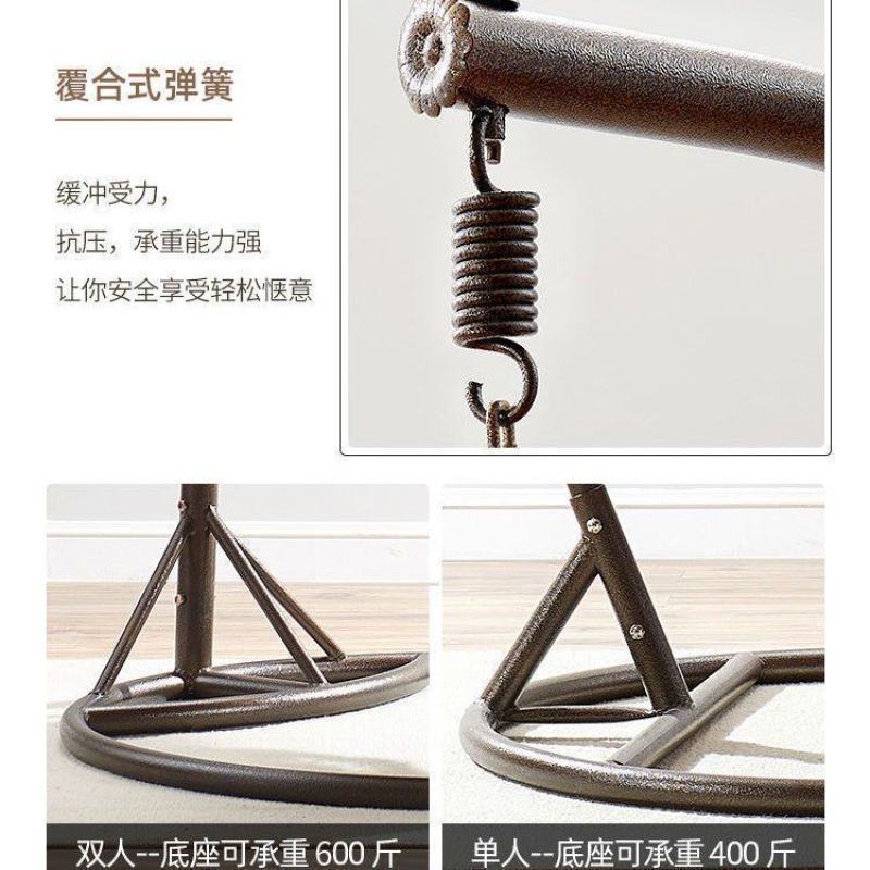 吊椅户外秋千吊篮藤椅室内阳台鸟巢椅吊床摇篮椅摇椅坐睡两用椅