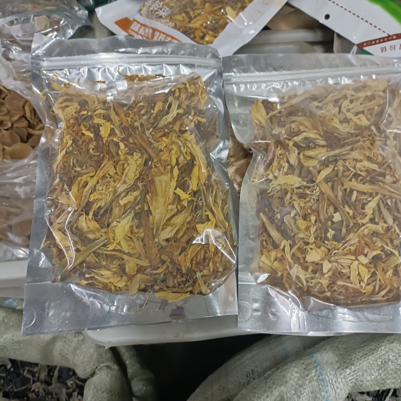 东北纯野生黄花菜菌香味十足自然嗮干炖汤炒菜***干货黄花