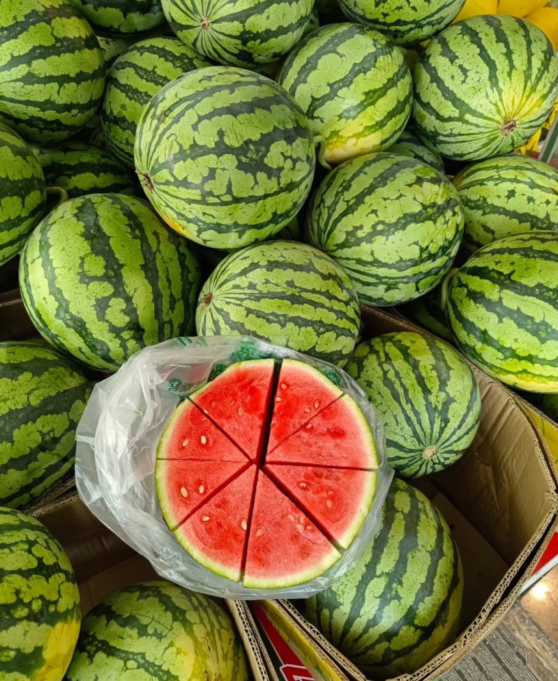 无籽麒麟美都西瓜规格齐全大量现货供应，对接电商市场批发商
