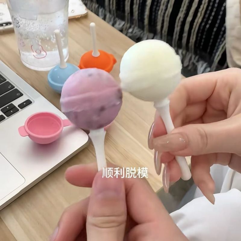 冰格雪糕模具儿童小号棒棒糖雪糕模具硅胶冰模手工DIY棒棒