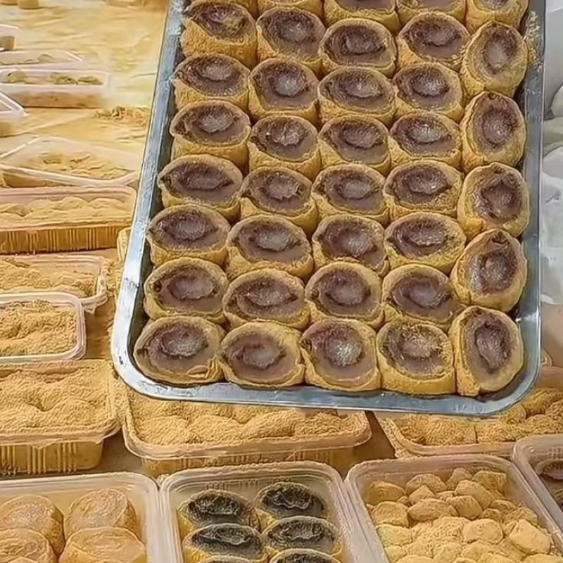 东北驴打滚打糕传统原味豆面卷老式350g批发休闲零食