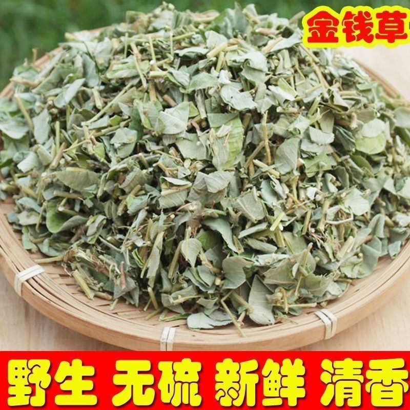 中药材野生金钱草广金钱草干货中草药广西正品新货泡水大叶