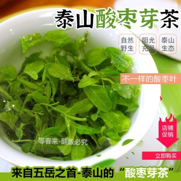 2025酸枣叶茶泰山野生酸枣芽茶新茶正宗舒缓睡眠|嫩芽品质