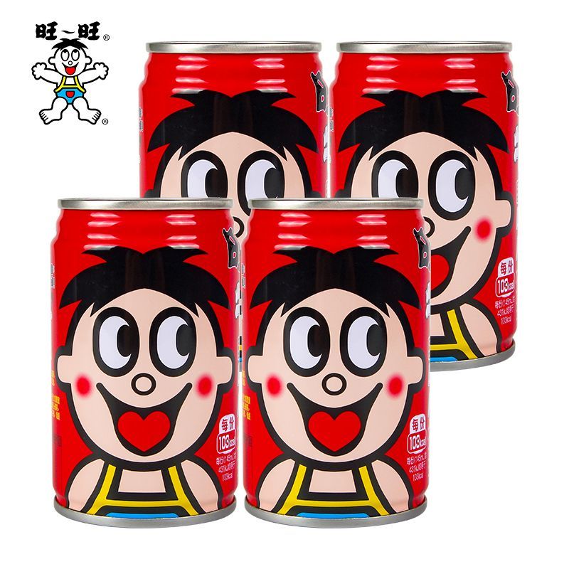 旺旺旺仔牛奶原味145ml*6罐装儿童风味早餐牛奶过节送礼小
