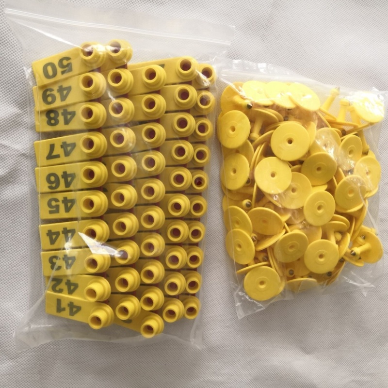 猪用耳标养殖场兽用耳牌母猪耳标牛羊耳标牌激光带字耳号