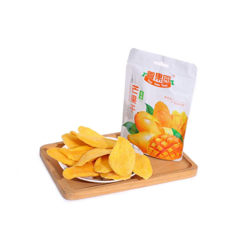 粤果园芒果干果干蜜饯食品批发酸甜软糯风味零食新鲜即食净重袋装