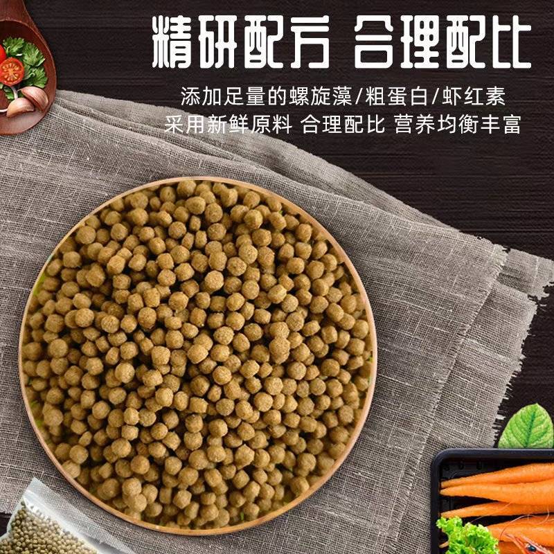 包邮龟粮石金钱乌龟饲料鳄龟粮巴西龟料甲鱼饲料水陆幼龟草龟