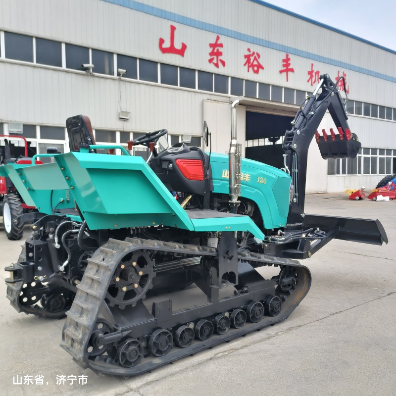 履带拖拉机水旱两用拖拉机小挖机