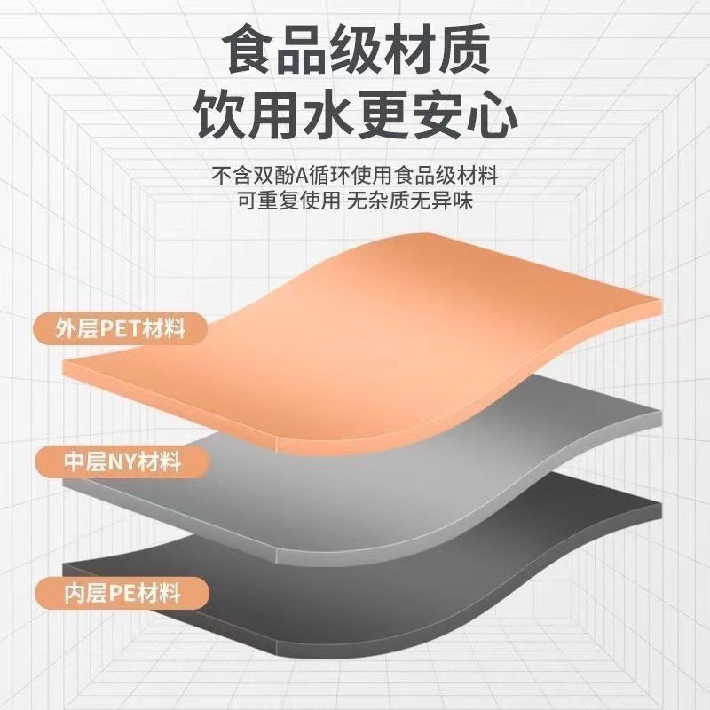 户外便携式水袋可折叠带水龙头大容量塑料手提旅游露营车载